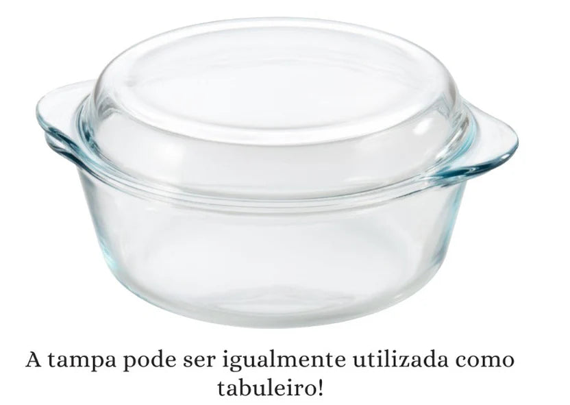 PremiaGlass redonda com Tampa 2.1L