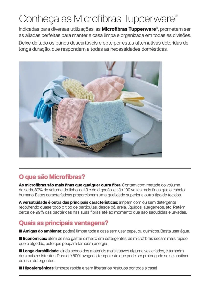 Microfibra Óculos/ecrãs (conj. 2) - Catálogo Geral
