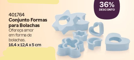 Conj. Formas para Bolachas