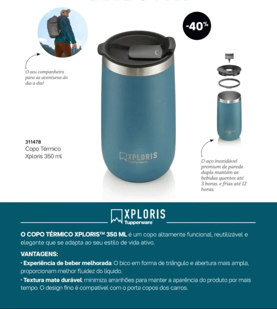Copo térmico Xploris 350ml